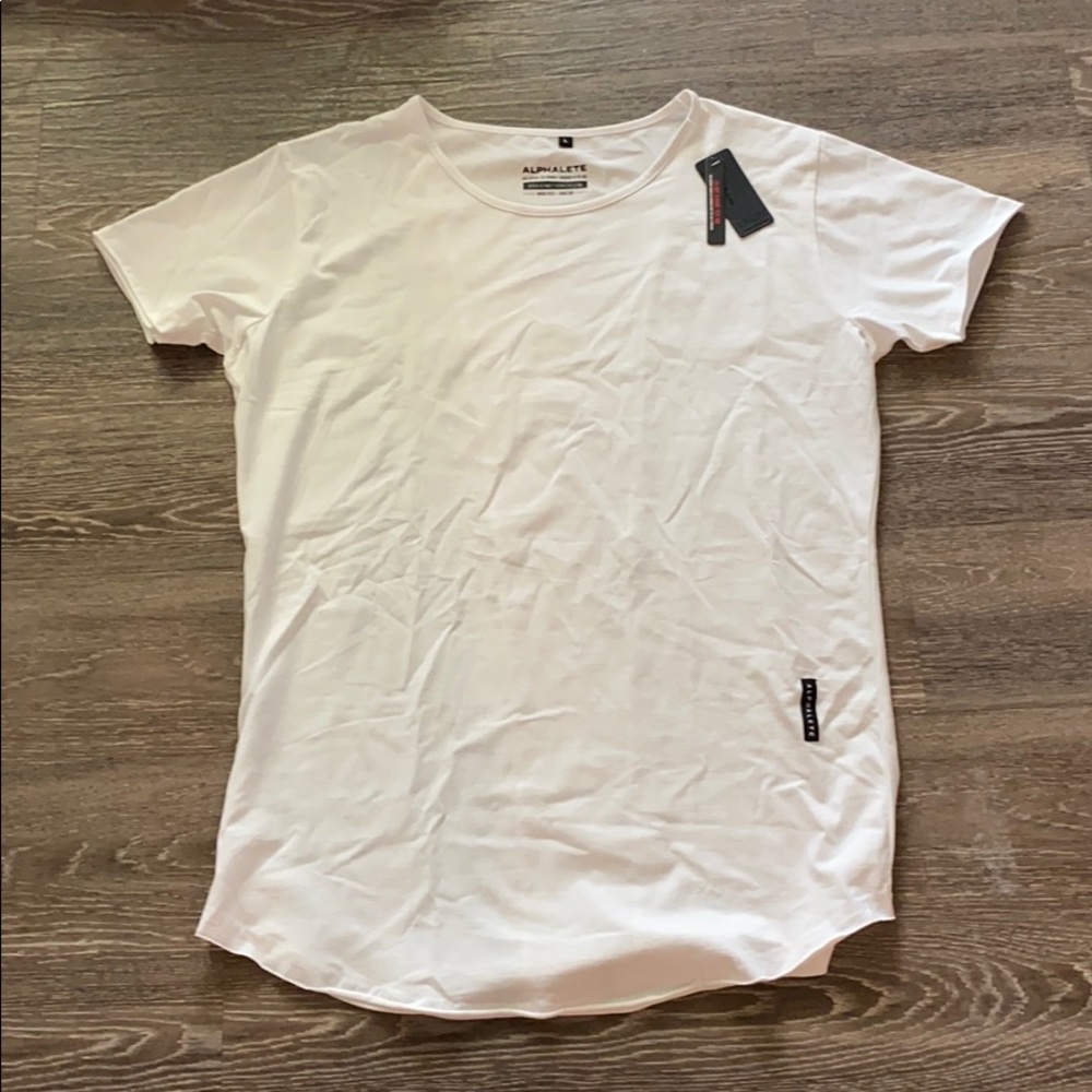 Swoop neck men’s shirt